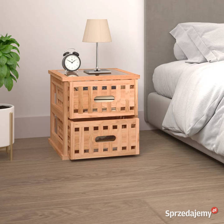 Szafka nocna 34x34x34 drewno orzecha włoskiego Warszawa