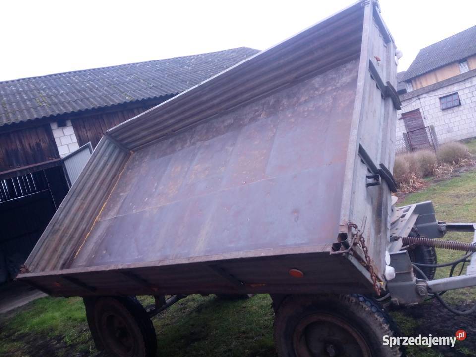przyczepa rolnicza D47 nieuszkodzony Drzewica sprzedam