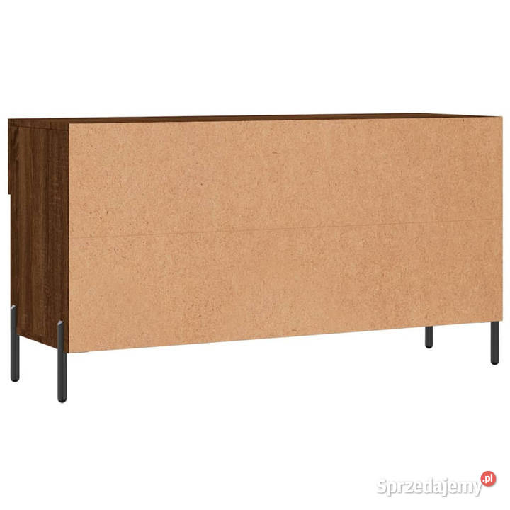 Ławka z miejscem na buty brązowy dąb 102x35x55