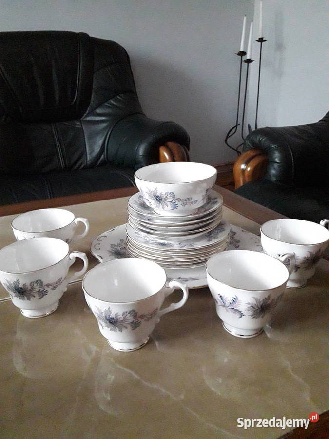 Filiżanka zestaw trio Royal Standard Anglia lata Porcelana i szkło sprzedam