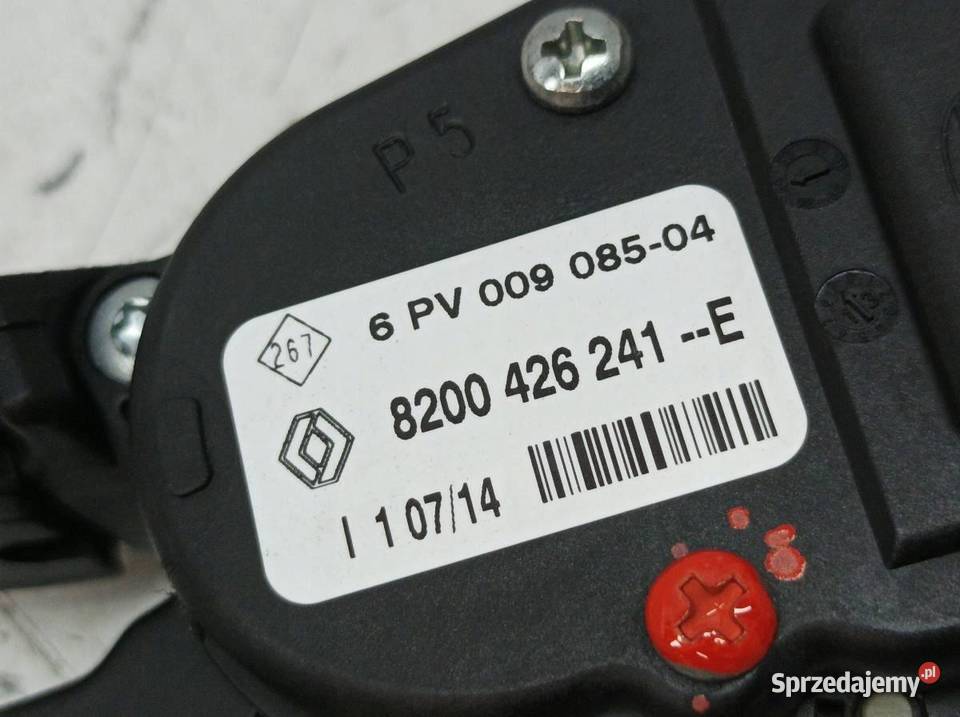 PEDAŁ POTENCJOMETR GAZU 8200426241E 11 B Renault