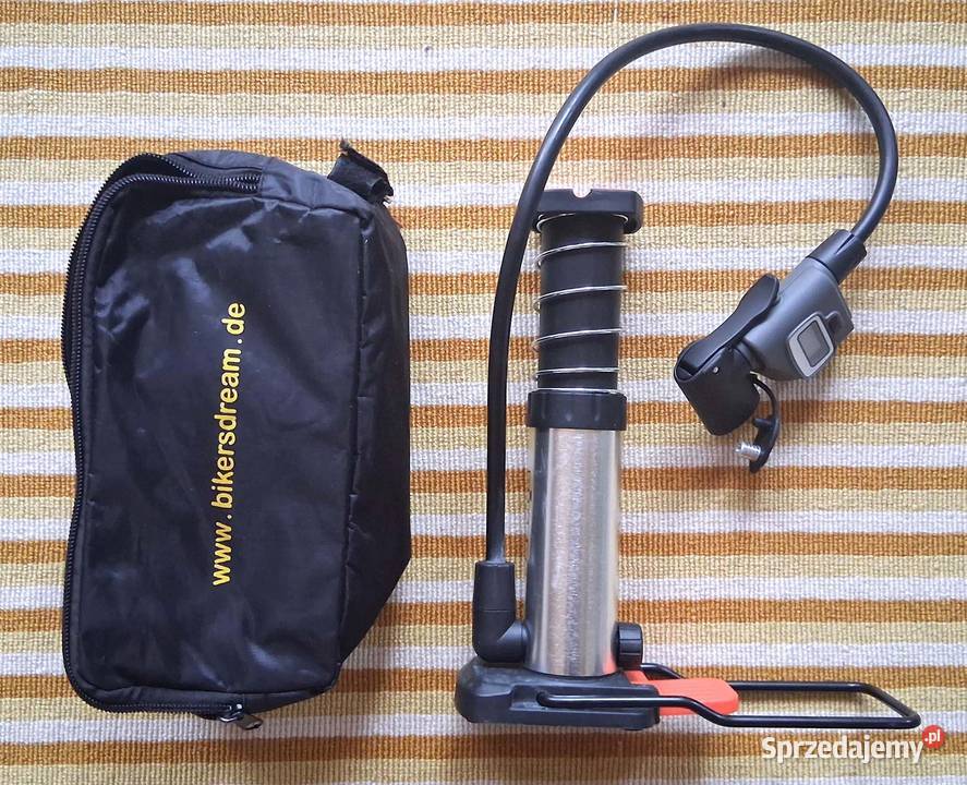 Pompka motocyklowa z manometrem cyfrowym