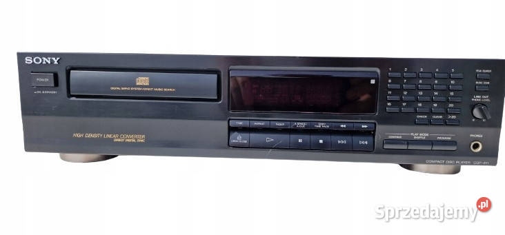 Sony odtwarzacz kompakt CD player CDP 411 CDP411 Międzychód