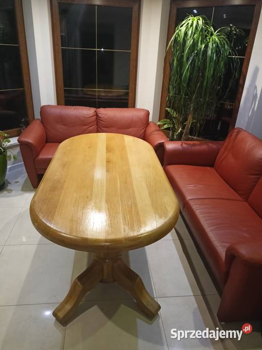 Piękny solidny dębowy stół Sieniawa