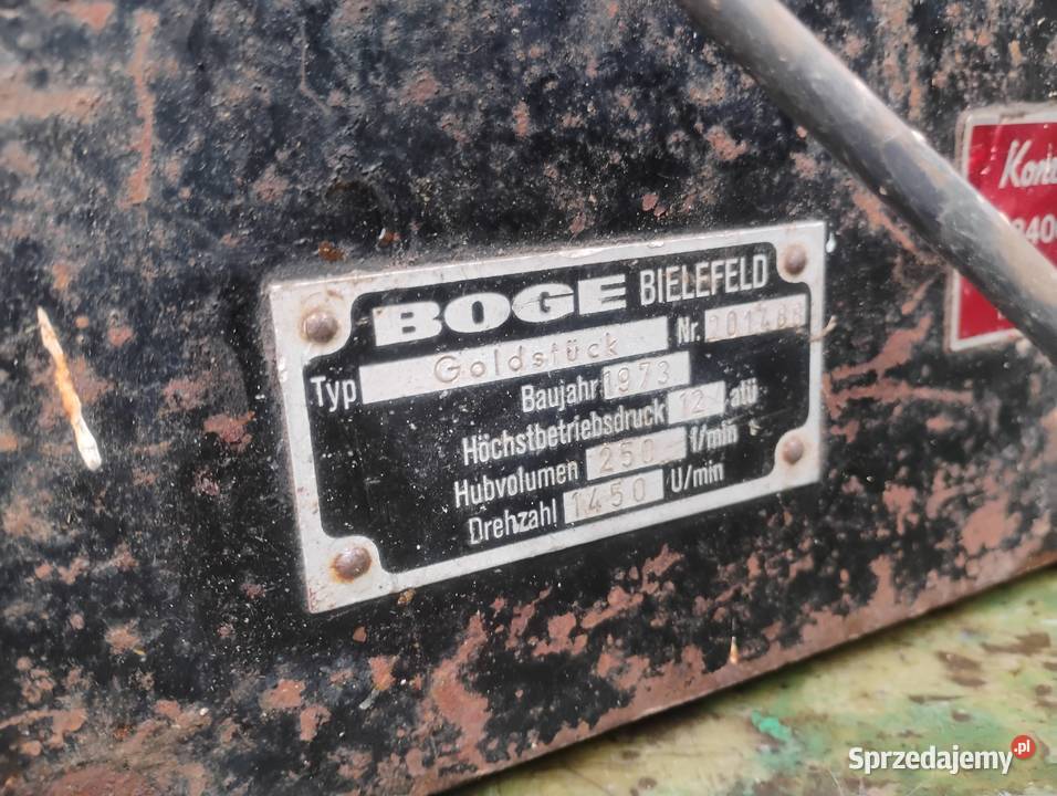 Boge Bielefeld Kompresor sprężarka 250lU Piekoszów sprzedam