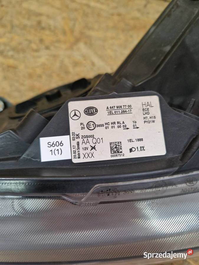Mercedes vito viano W447 Lampa lewy przód przód Złotoryja sprzedam