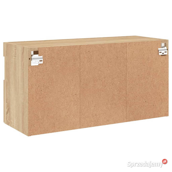 Ścienna szafka TV z LED dąb sonoma 80x30x40 Warszawa sprzedam