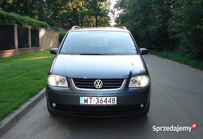 Volkswagen Touran welurowa tapicerka mazowieckie