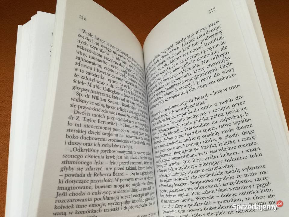 Moc pozytywnego myślenia Autor Norman V Peale motywacja, rozwój osobisty Łódź sprzedam