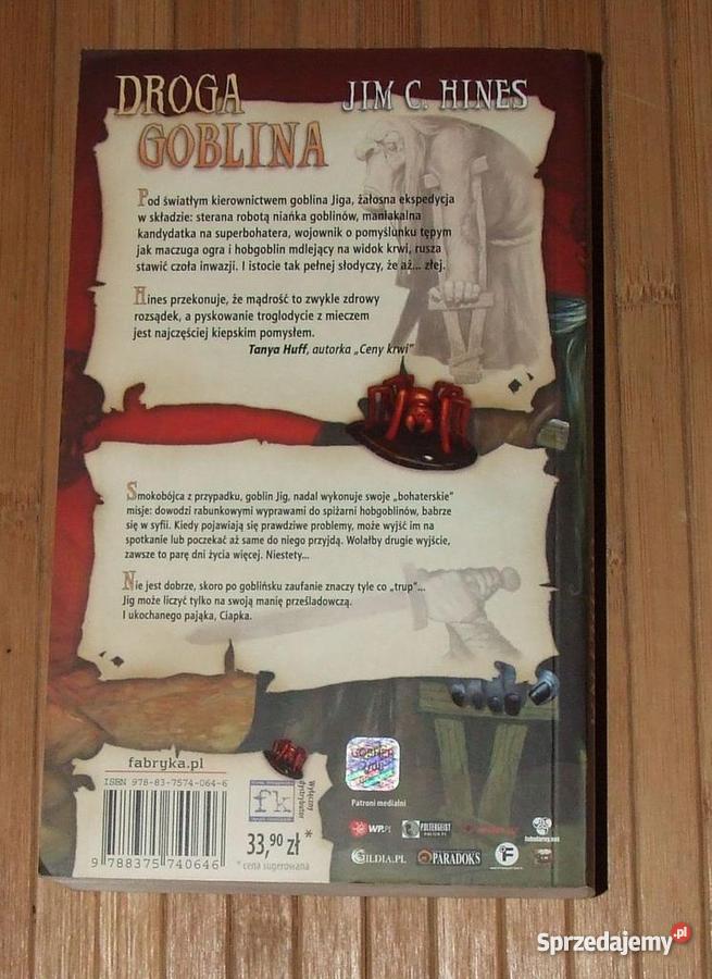 Droga Goblina Jim C Hines fantastyka Pozostałe Toruń sprzedam