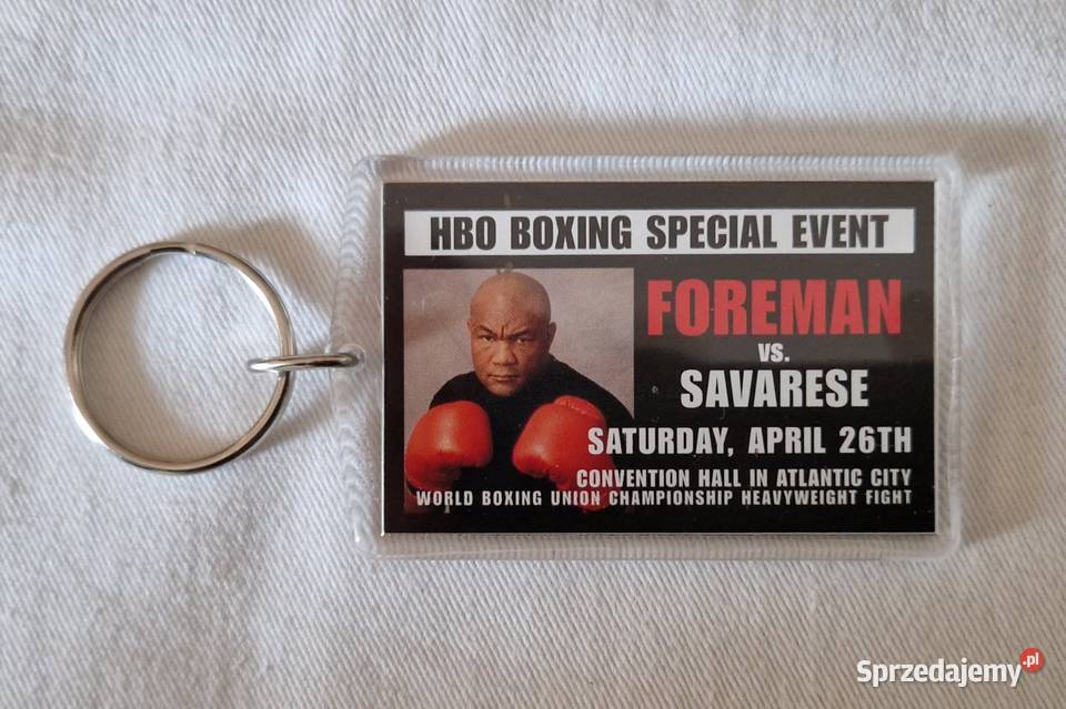 Brelok do kluczy z wizerunkiem Georgea Foremana Warszawa