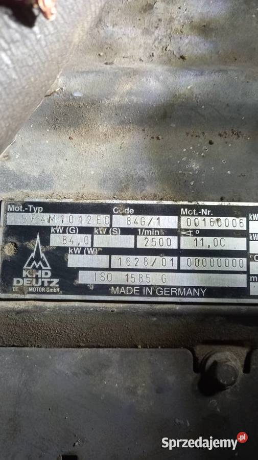 Silnik deutz BF4M1012EC ciągnik Walec Maszyny Do maszyn budowlanych Tylicz