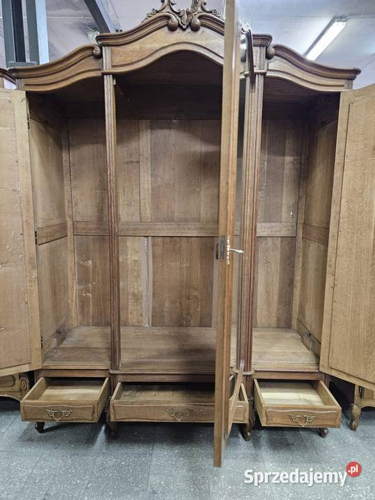 Stara dębowa szafa Ludwikowska rocaille Francja Nowy Sącz sprzedam