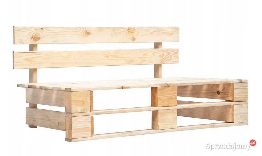 Ogrodowa ławka z palet opolskie Grabin