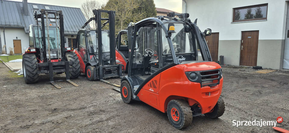 Wózek Widłowy Linde H30D Diesel Triplex 470 m mazowieckie Małkinia Górna