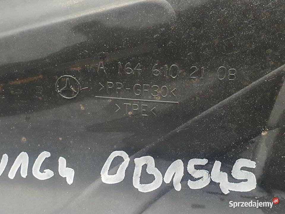 OSŁONA PODWOZIA LEWA TYŁ ML W164 30 1646102108