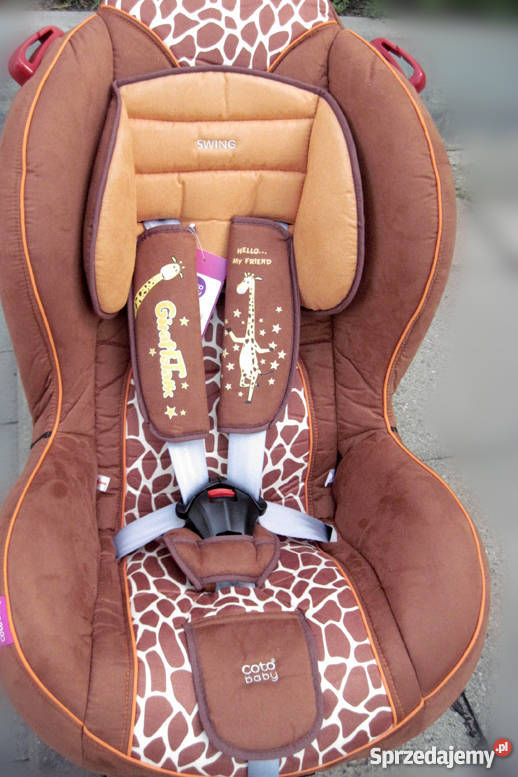 Fotelik samochodowy Swing żyrafka 925 Nowy łódzkie Łódź