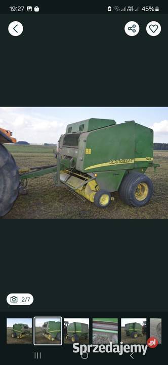 John deere 578 Szeroki podbieracz Ostrów Mazowiecka sprzedam