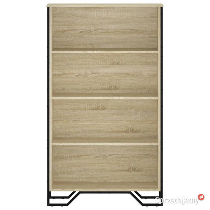 Regał na książki dąb sonoma 80x31x1375 WM848630 Regały