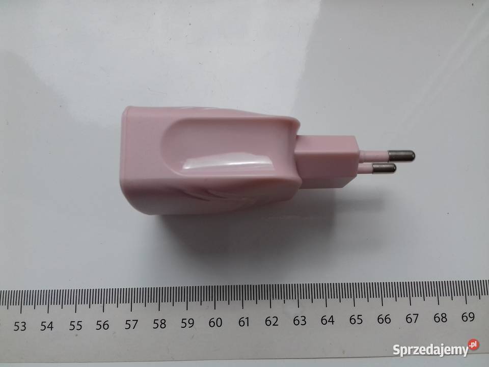 Ładowarka 3xUSB 230V różowa NOWA 5V 1A 5Wat Bydgoszcz