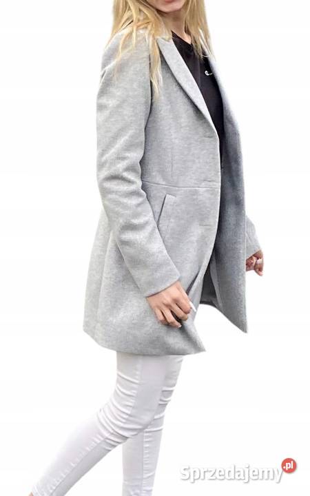 PŁASZCZ wełniany DAMSKI ELEGANCKI WIOSNA JESIEN Kurtki i płaszcze łódzkie Wieluń