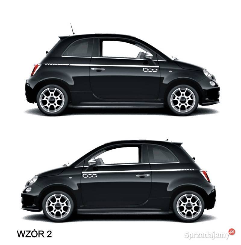 Fiat 500 Abarth Naklejki Pasy boczne na samochód Kraków sprzedam