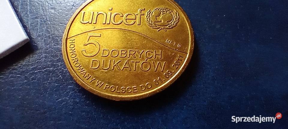 Stare monety Medal 5 dobrych dukatów 187 podkarpackie Lesko