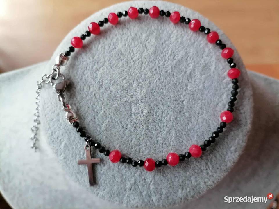 Bransoletka na rękę Różaniec z kamieni