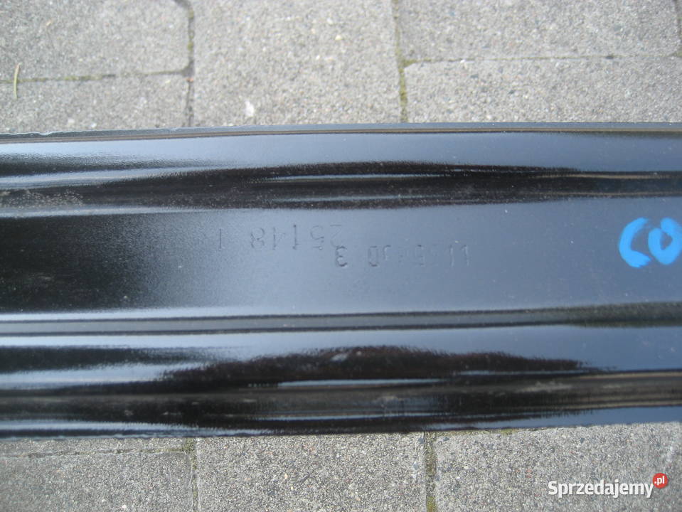 opel corsa f 19r belka zderzaka tył czarna osobowe wielkopolskie Rakoniewice