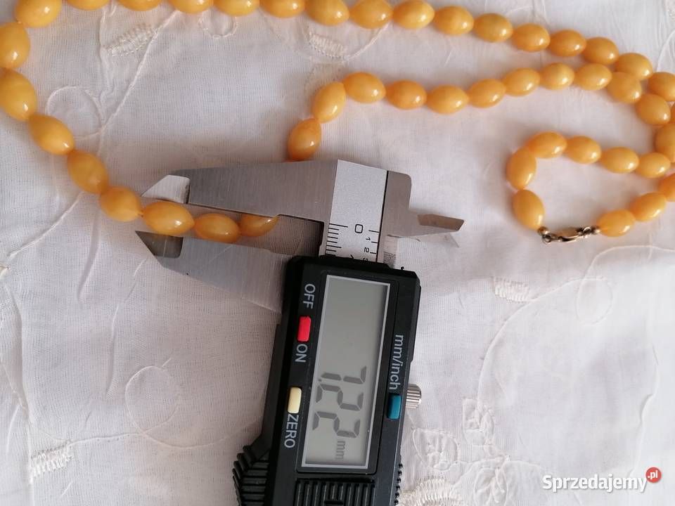 Naszyjnik Bursztyn oliwki pozłacane Białystok