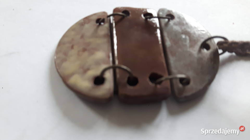 Naszyjnik ceramiczny ręcznie wykonany Otwock