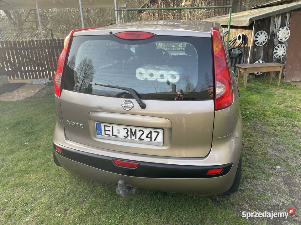 Nissan note LPG nieuszkodzony łódzkie Łódź