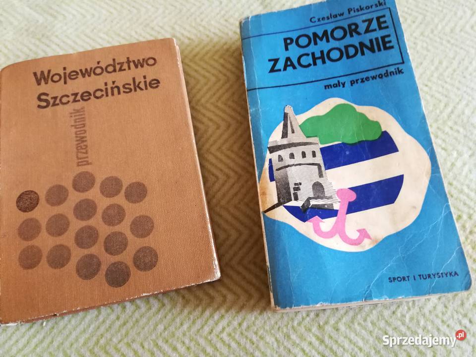 Zestaw przewodników PRL Pomorze Zachodnie Szczecin