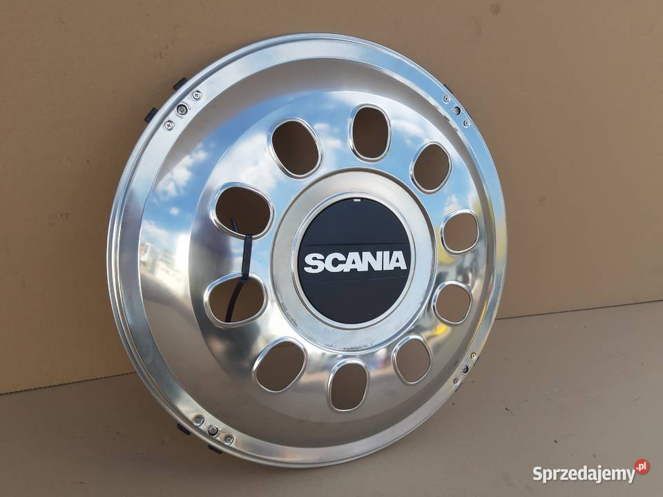 SCANIA AUTOBUS KOŁPAK 225 STAL NIERDZEWNA ORYGIN stalowe Trzciel