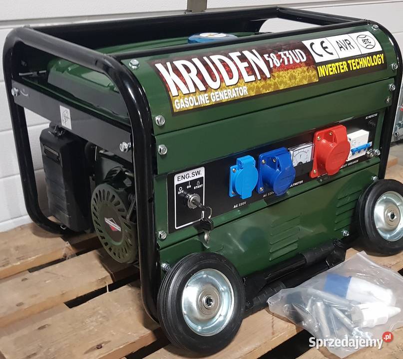 Agregat prądotwórczy KRUDEN 5833UD Agregaty prądotwórcze pomorskie Bytów sprzedam