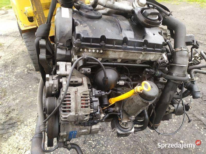 SILNIK KOMPLETNY AUY 19 TDI 115 Z OSPRZĘTEM VW śląskie Rudziniec