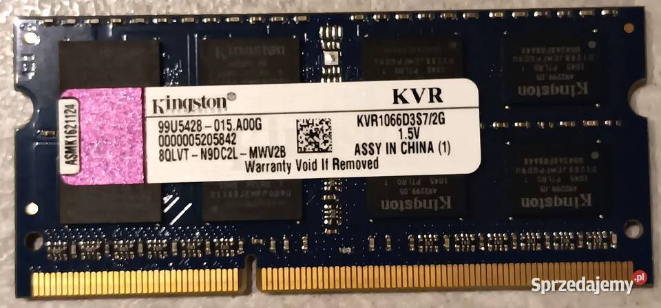 Kingston RAM PC3 2GB DDR3 Opole