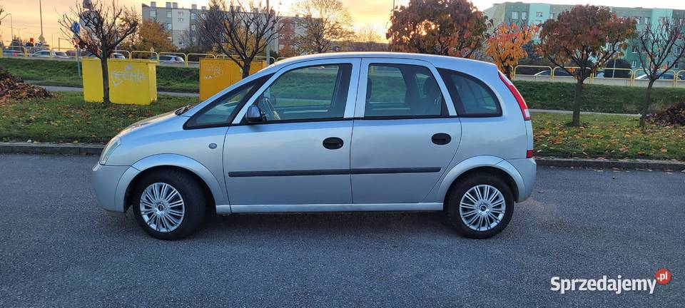 Opel Meriva 16 benz stan niski przebieg Rok produkcji 2004 pomorskie Tczew
