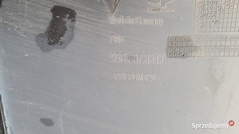PORSCHE MACAN DOKŁADKA ZDERZAKA TYL SPOILER Ruda Śląska
