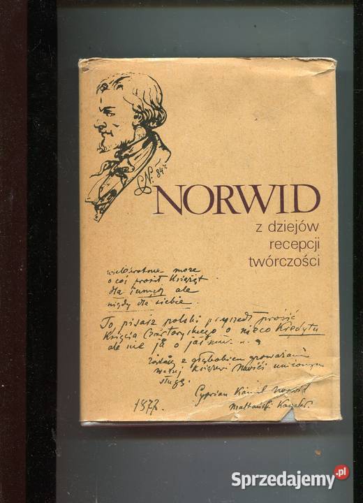 Norwid Z dziejów recepcji twórczości Szczecin sprzedam