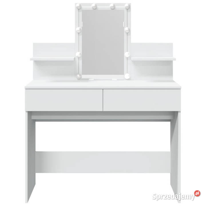 Toaletka z oświetleniem LED biała 100x40x130 Warszawa