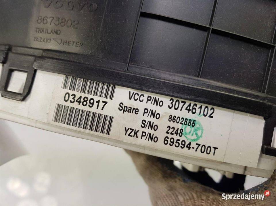 LICZNIK ZEGAR VOLVO XC 70 30746102 kujawsko-pomorskie Lipno