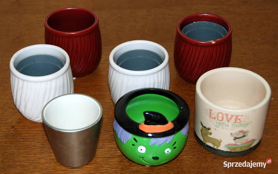 Mały Doniczki zestaw 7 ceramika mazowieckie Warszawa