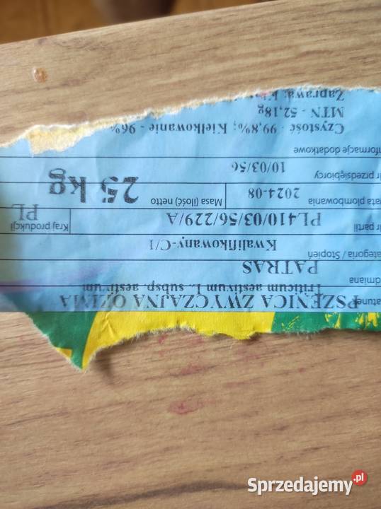 Sprzedam pszenicę i pszenżyto centrali Olkusz