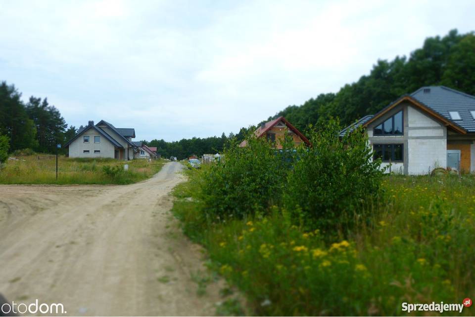 Działka budowlana Lniska Żukowa 1400m2 gaz