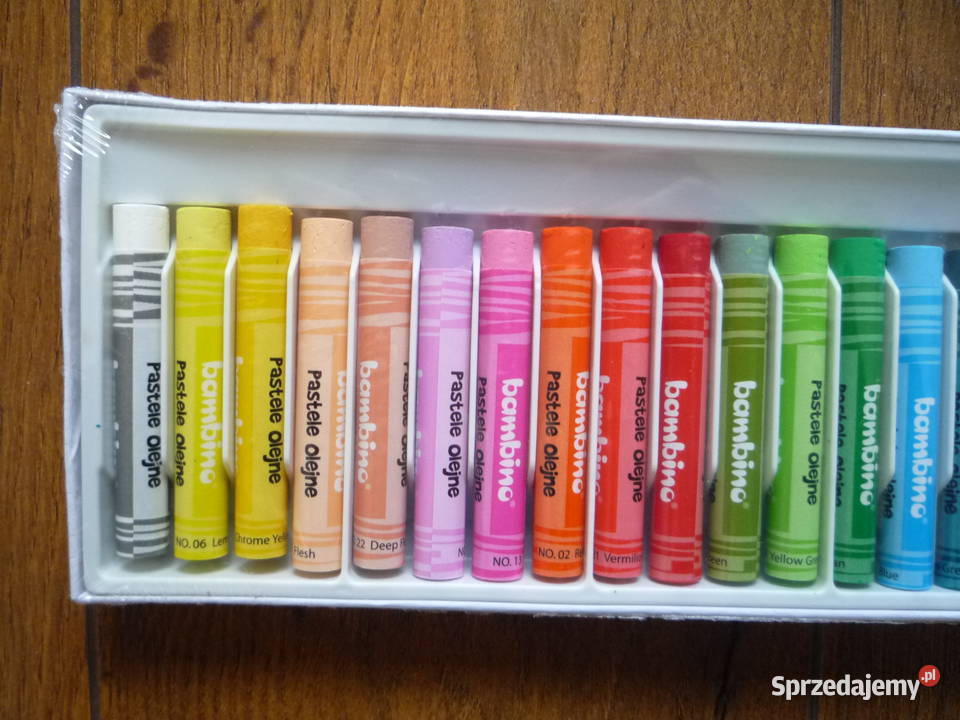Nowe Bambino 24 kolory Kredki pastelowe Pastele