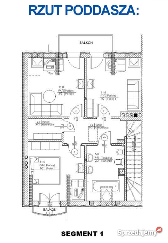 Segment na 251m2 Warszawa Wawer Poprawna 39 garaż mazowieckie Warszawa