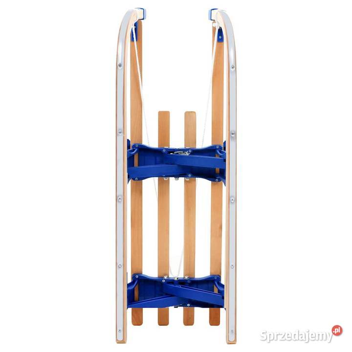vidaXL Składane sanki drewniane 110 SKU91457