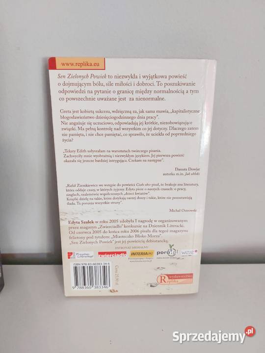 super książka Sen zielonych powiek Edyta Szałek wielkopolskie Poznań