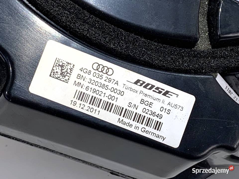 GŁOŚNIKI KOMPLET AUDI A7 4G 4G8035297A Hatchback